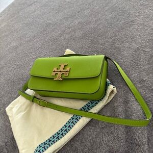 Tory Burch Lime Green Crossbody Bag